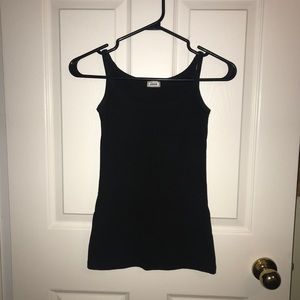 black tank top